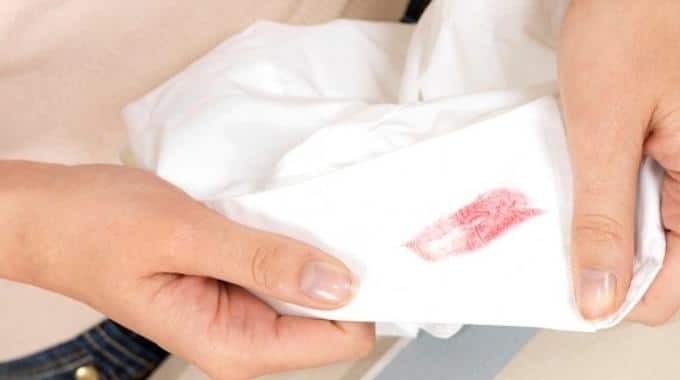 how to get chapstick stains out of clothes